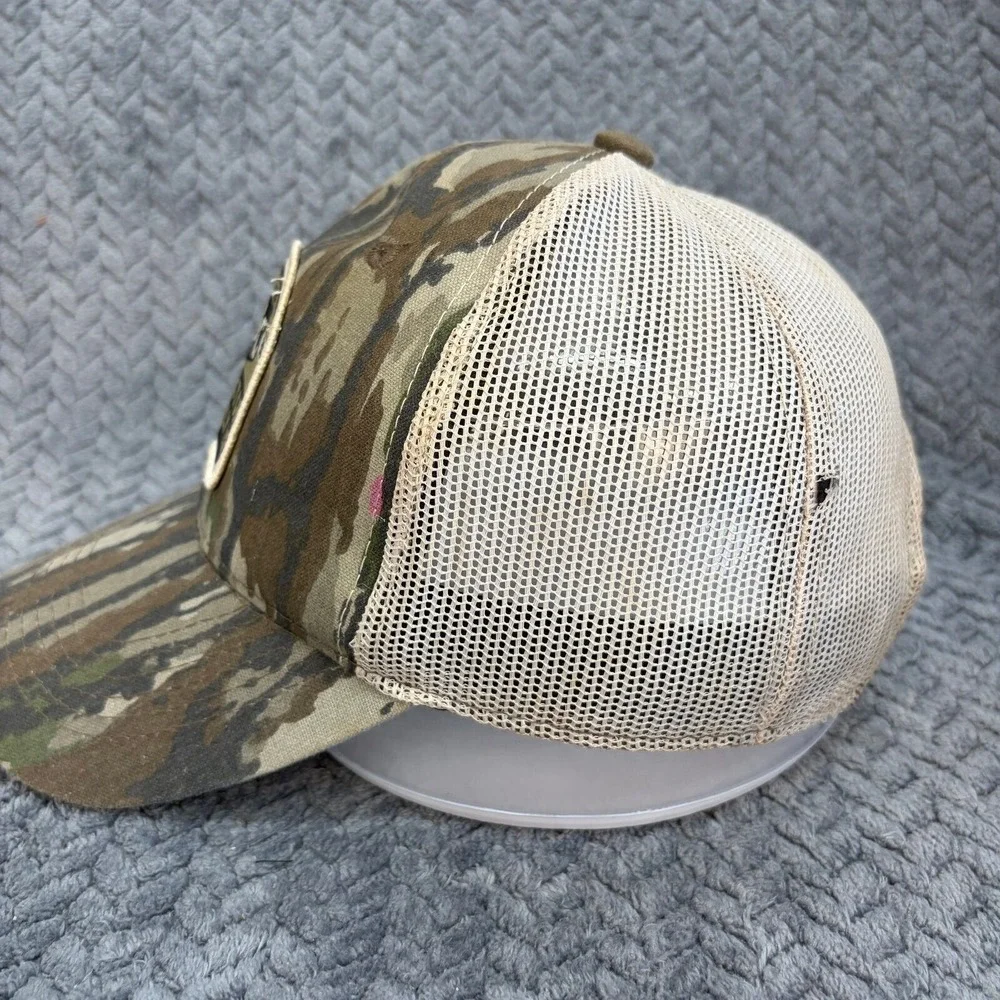 Tractor Supply Co TSC Camo Trucker Hat Mesh Snapback Outdoor Cap Camouflage